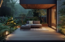 Jak zaprojektować taras – układ desek: prostopadle czy równolegle do domu?